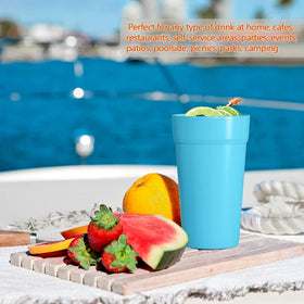 Homestockplus outdoor-friendly cups ideal for parties and camping.