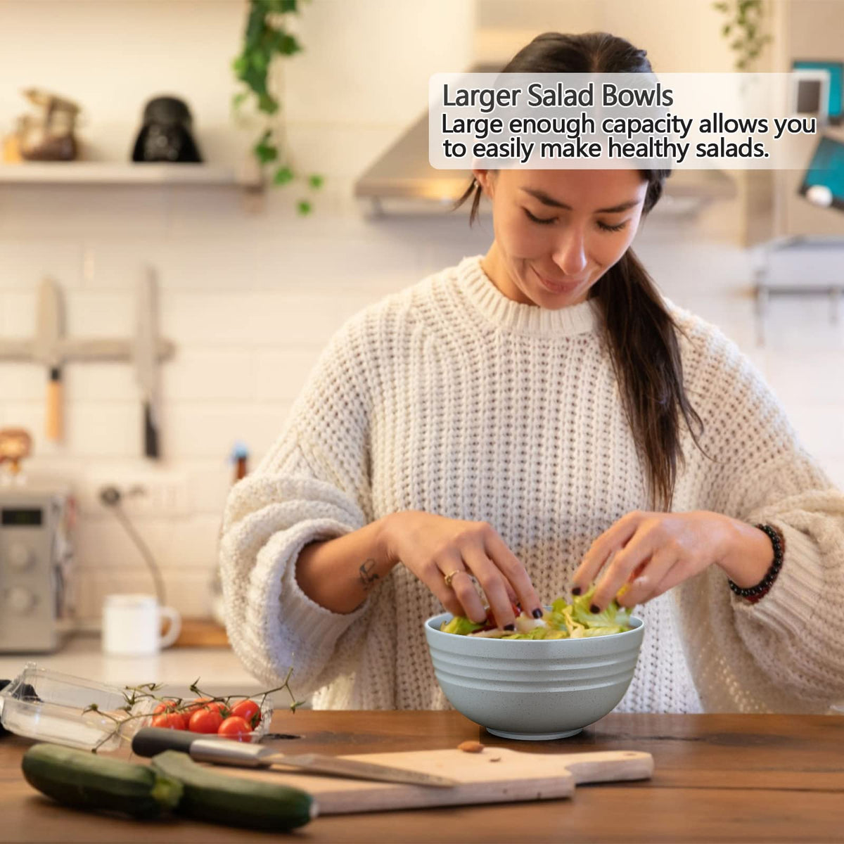 Homestockplus 34oz ramen bowl for generous servings of noodles.