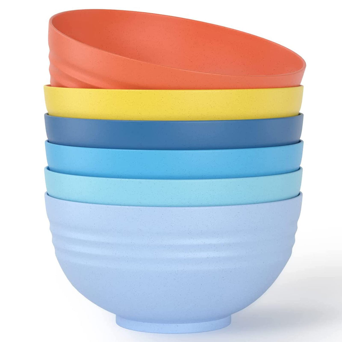 Homestockplus unbreakable 34oz cereal bowl, ideal for family breakfasts.