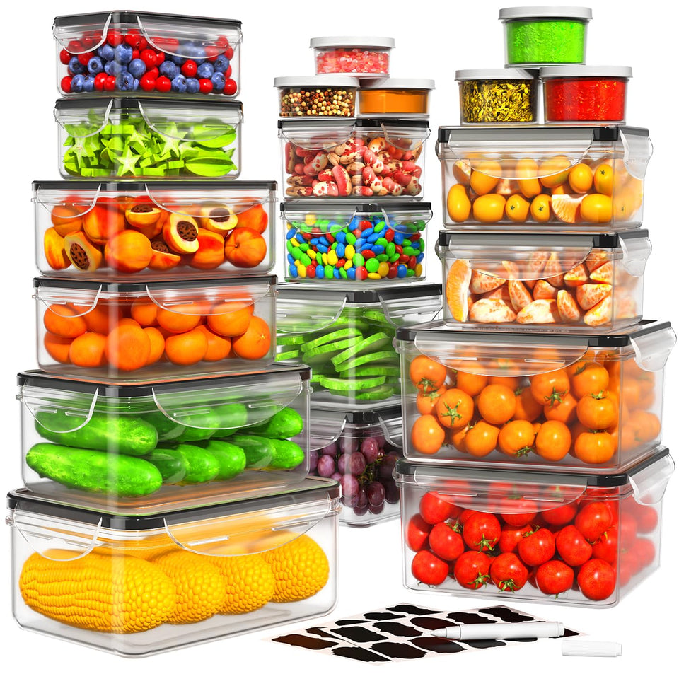 HOMETALL 50 oz rectangle container with airtight seal for meal prep