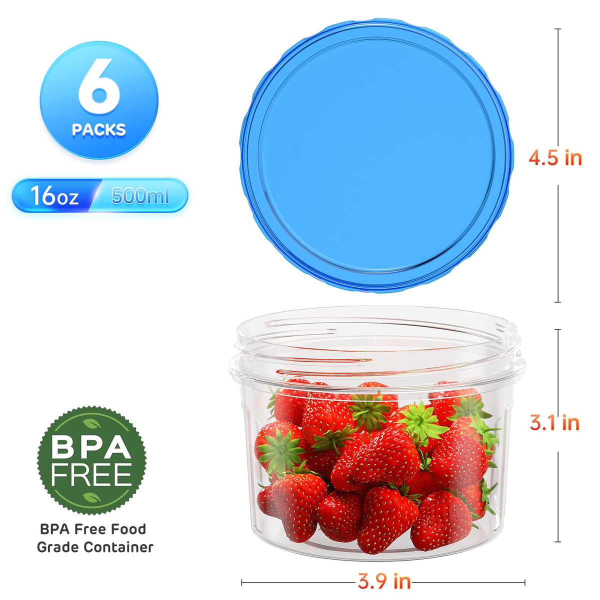 HOMETALL airtight freezer containers with leakproof seal protect soups and stews from spills.