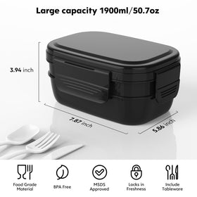 HOMETALL Bento Box microwave-safe design for quick reheats