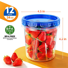 HOMETALL clear-bottom container shows contents clearly, ideal for soups and stews