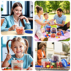 HOMETALL dishwasher-safe freezer containers simplify cleanup after busy days.
