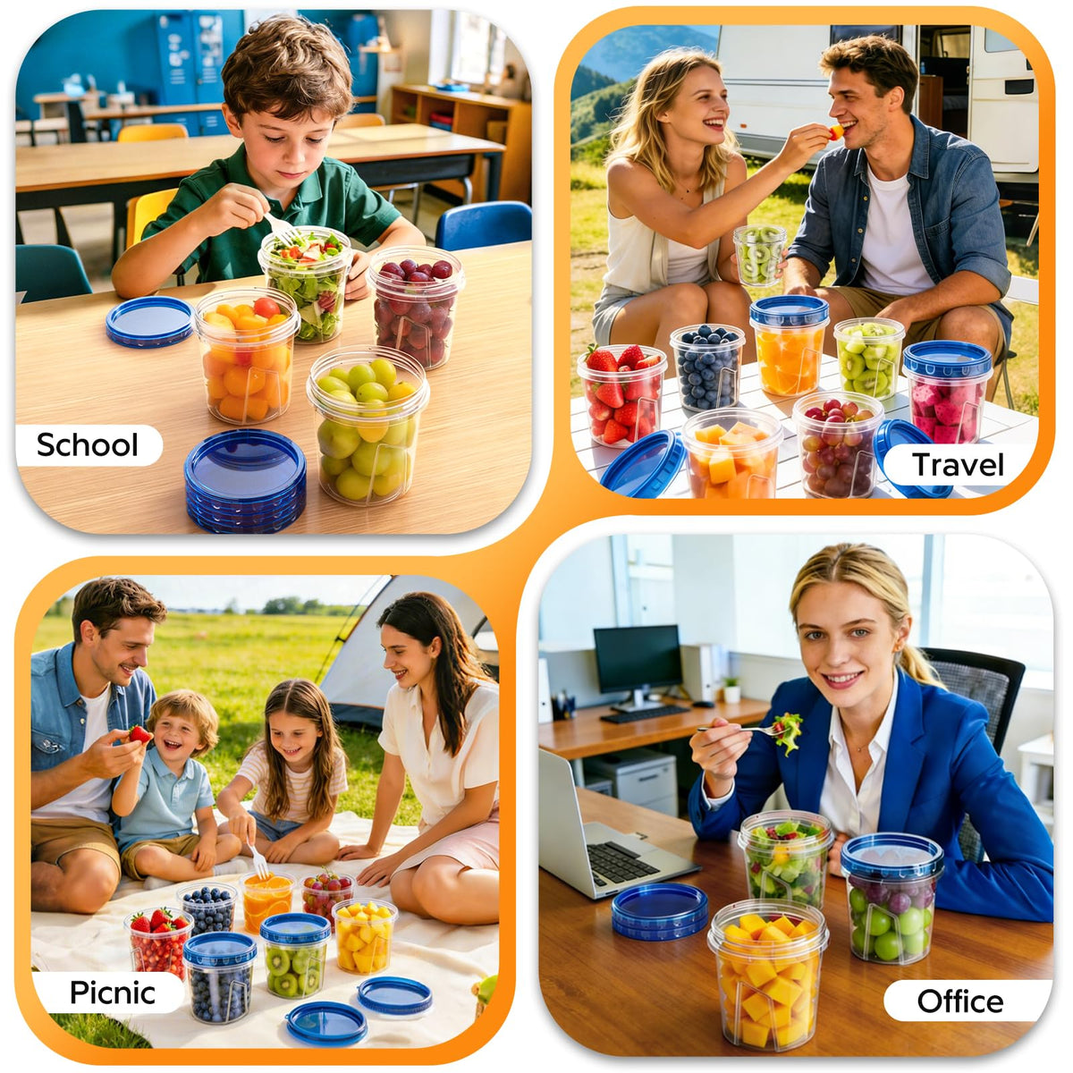 HOMETALL microwave-safe and dishwasher-safe design simplifies reheating and cleaning.
