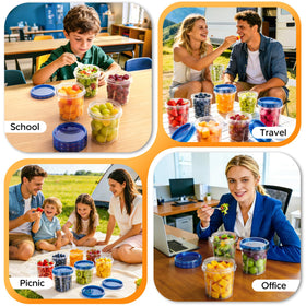 HOMETALL versatile freezer storage for soups, stews, and grains