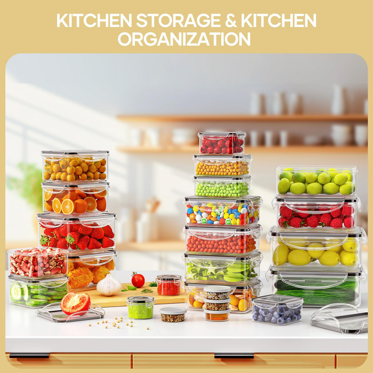 HOMETALL lunch prep and leftovers storage in a tidy, organized set.