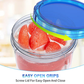 HOMETALL 32oz container suitable for freezing soups and stews.