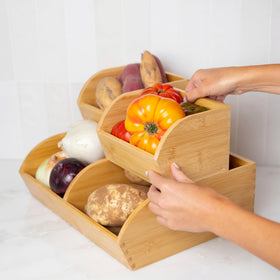 Homeware Express eco bamboo material natural finish reflects sustainable homeware.