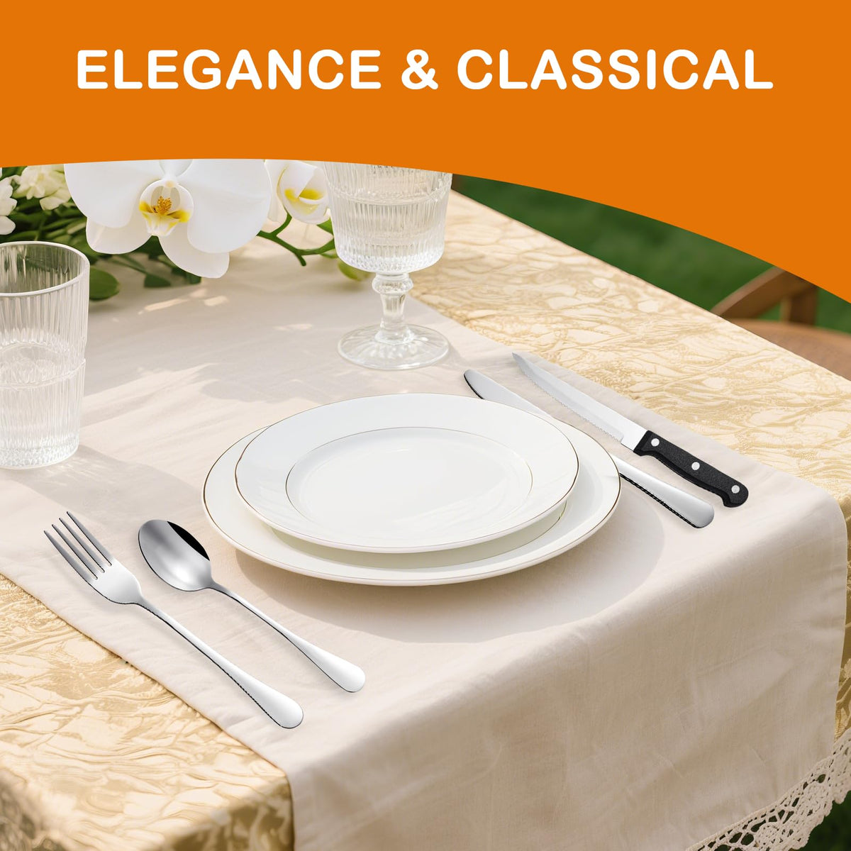 Homewarm durable weighted handles improve comfort during long meals.