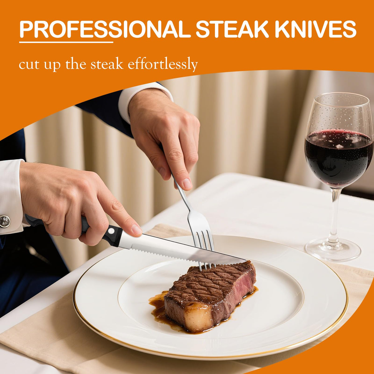 Homewarm gift-ready silverware set suits weddings and housewarmings.