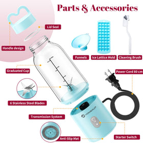 HOMEXUP accessories including ice molds funnel and brush