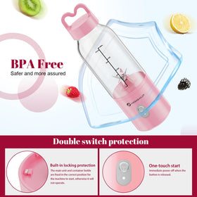 HOMEXUP accessory kit includes ice molds, funnel, and brush.