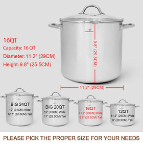 HOMICHEF 3-ply 4.2 mm base delivers even heat across large batches.