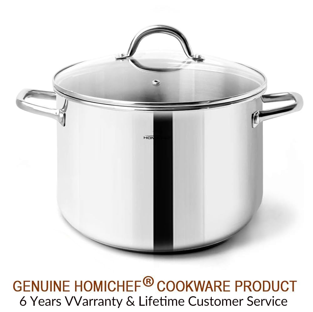 HOMICHEF nickel-free stainless steel supports energy-efficient cooking