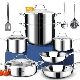 HOMICHEF 1.5qt saucepan ideal for gravies and reheating.