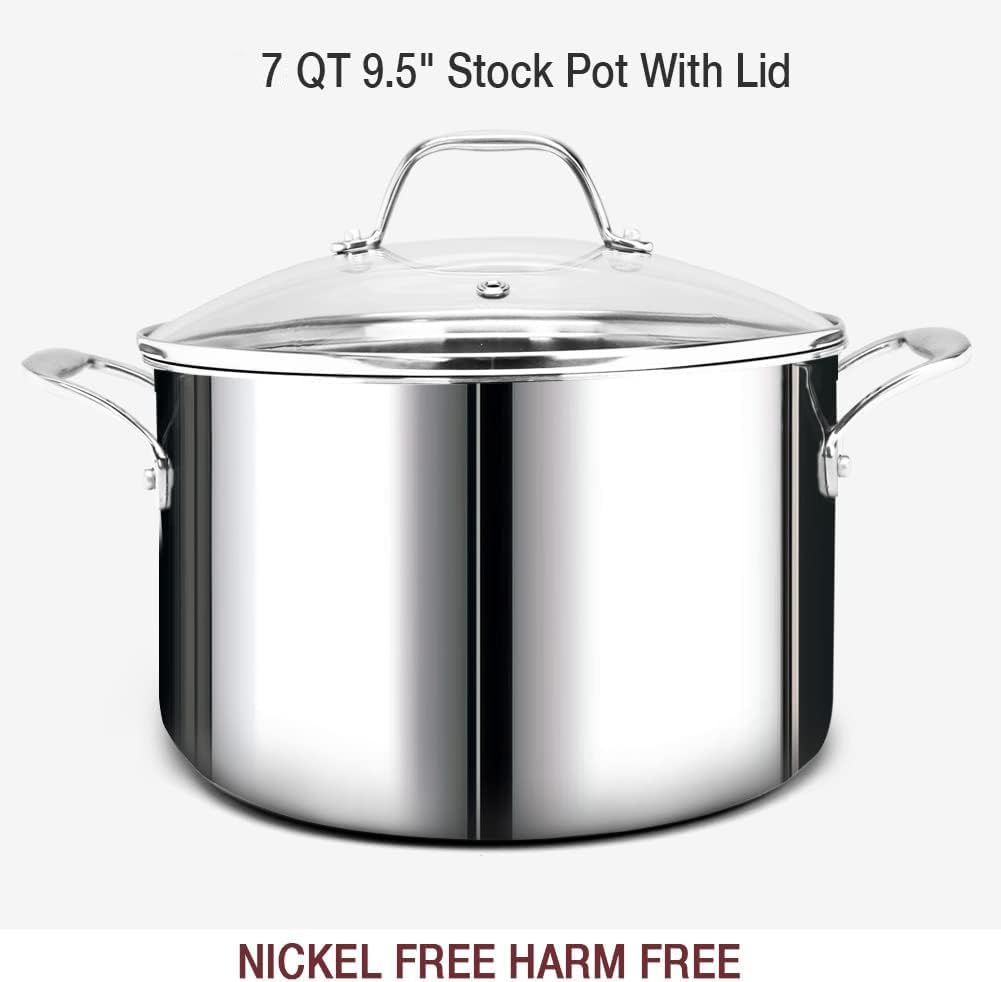 HOMICHEF 3qt sauté pan sears evenly without hotspots.