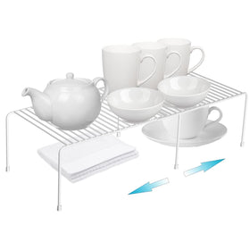 Homics cabinet organizer arrangement enhancing dish and spice storage ideas.