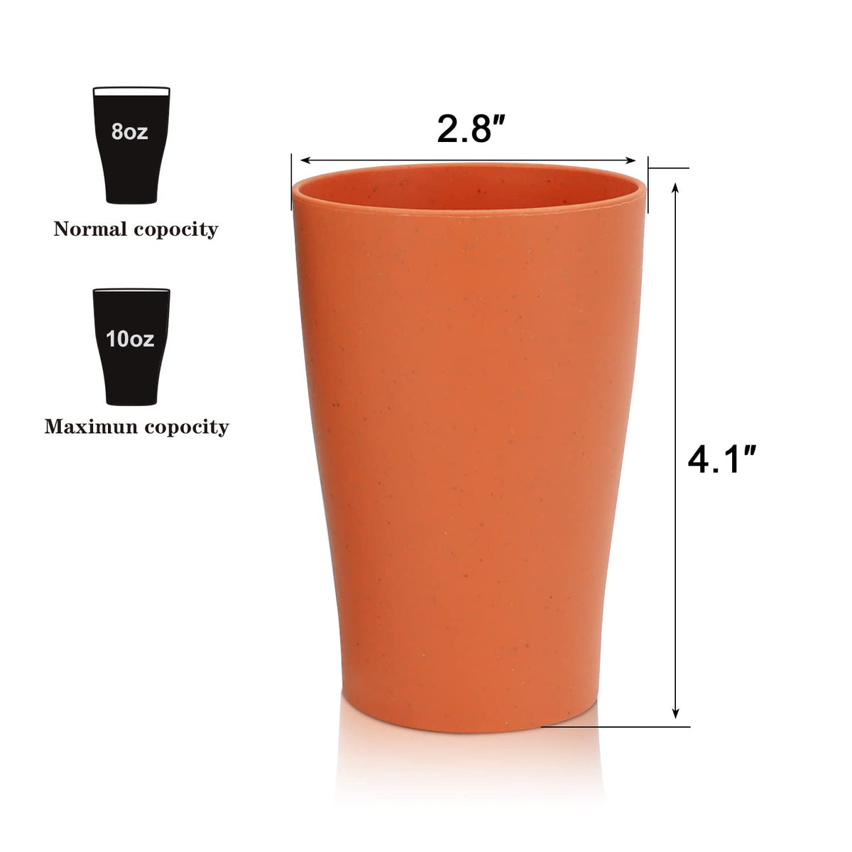 Homienly 8oz small cups ideal for kids and daily hydration.