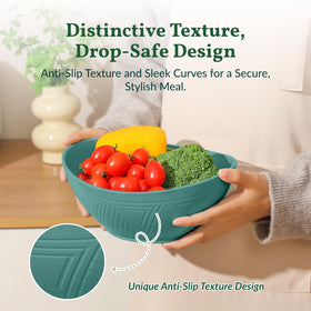Homienly microwave-safe bowls heat evenly for quick reheats