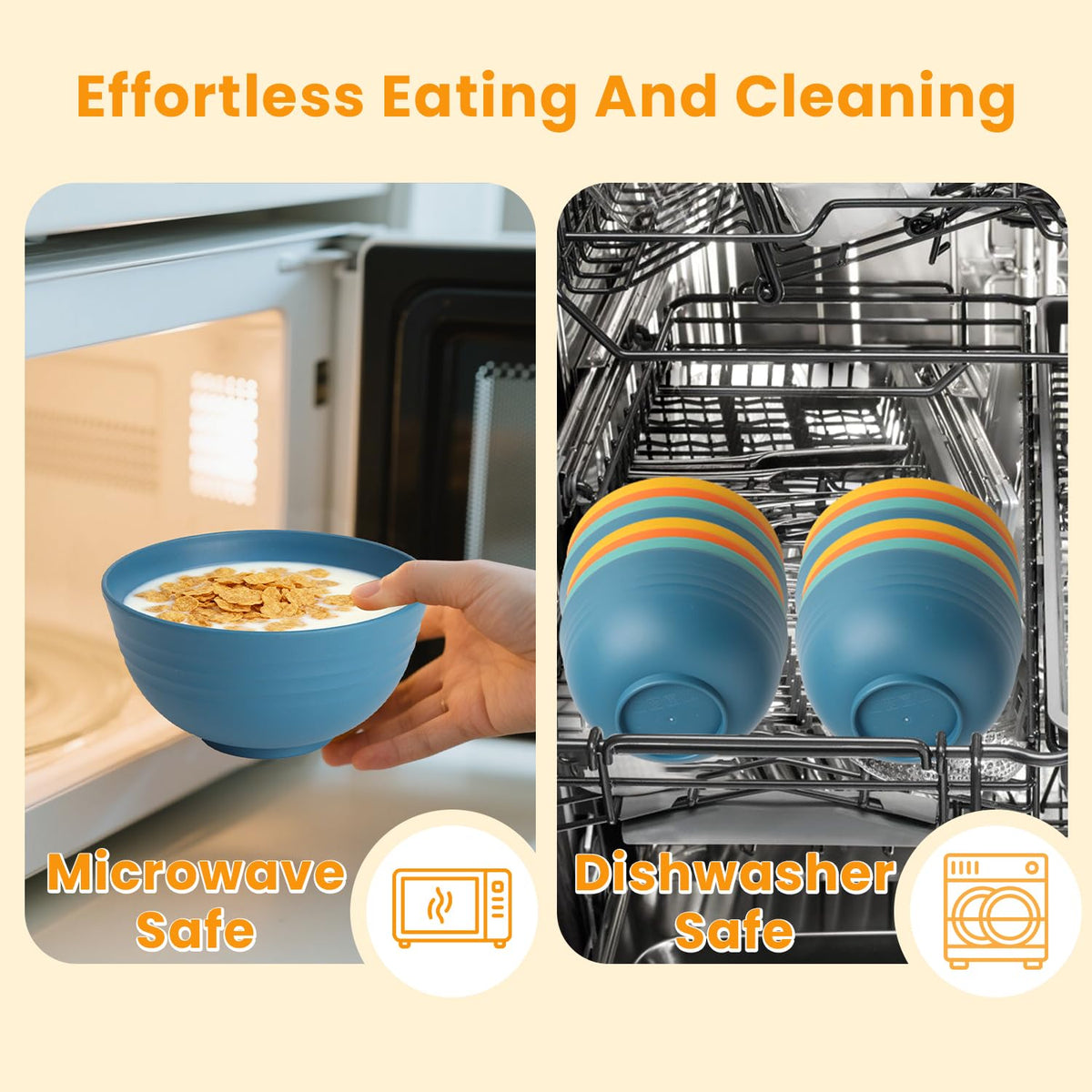 Homienly camping bowls support outdoor dining on trips.