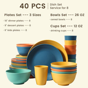 Homienly 9-inch dessert plates for neat portions during gatherings