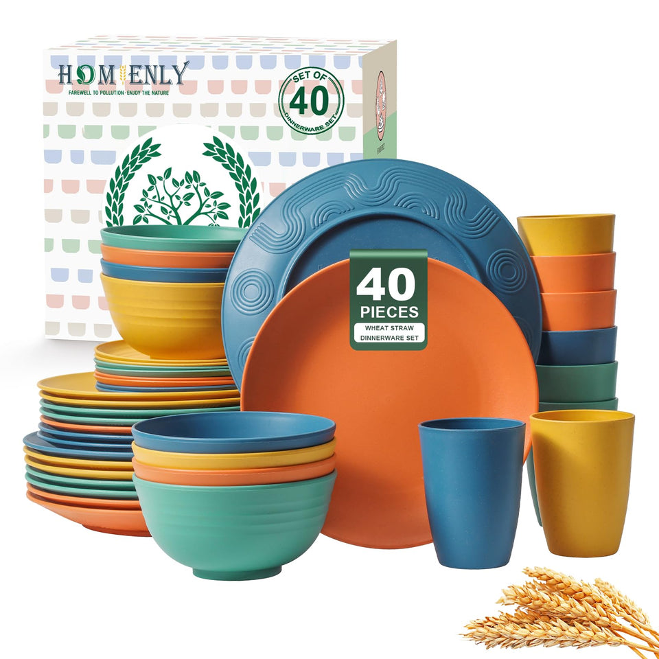 Homienly 10-inch dinner plates for durable daily meals