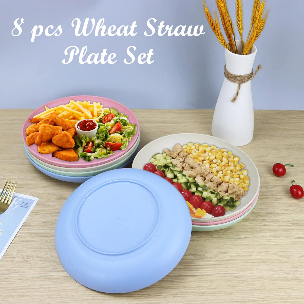 Homienly dishwasher-safe plates simplify cleanup after family meals