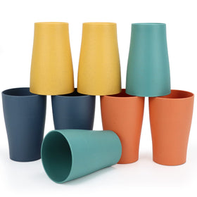 Homienly unbreakable cups resist drops, ideal for busy households and outdoor use.