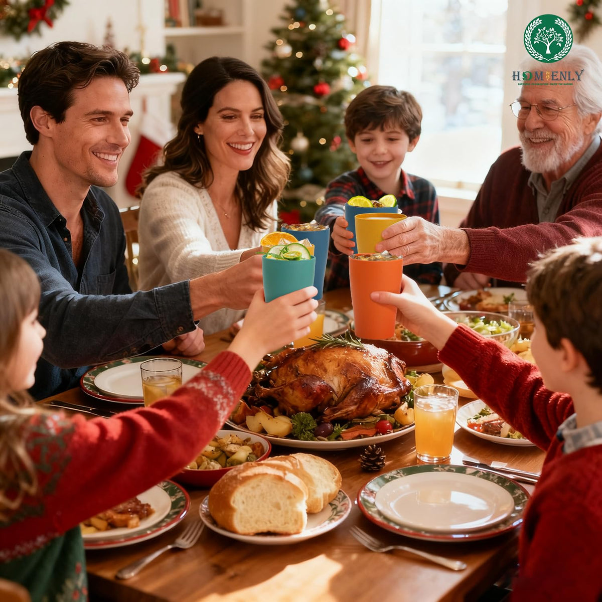 Homienly easy-clean cups simplify daily routines with dishwasher compatibility