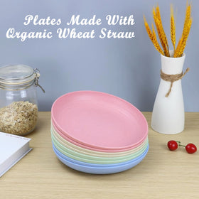 Homienly lightweight unbreakable plates ideal for kids at home or outdoors