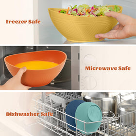 Homienly microwave- and dishwasher-safe bowls simplify reheating and cleanup