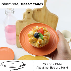 Homienly small size 5.7-inch plate fits tapas and desserts.