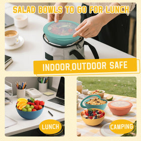 Homienly versatile bowls suit cereal, soup, salad, and leftovers.