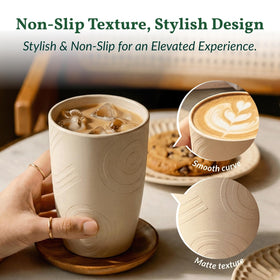 Homienly wheat straw cups 6-pack as a reusable plastic alternative for everyday meals.