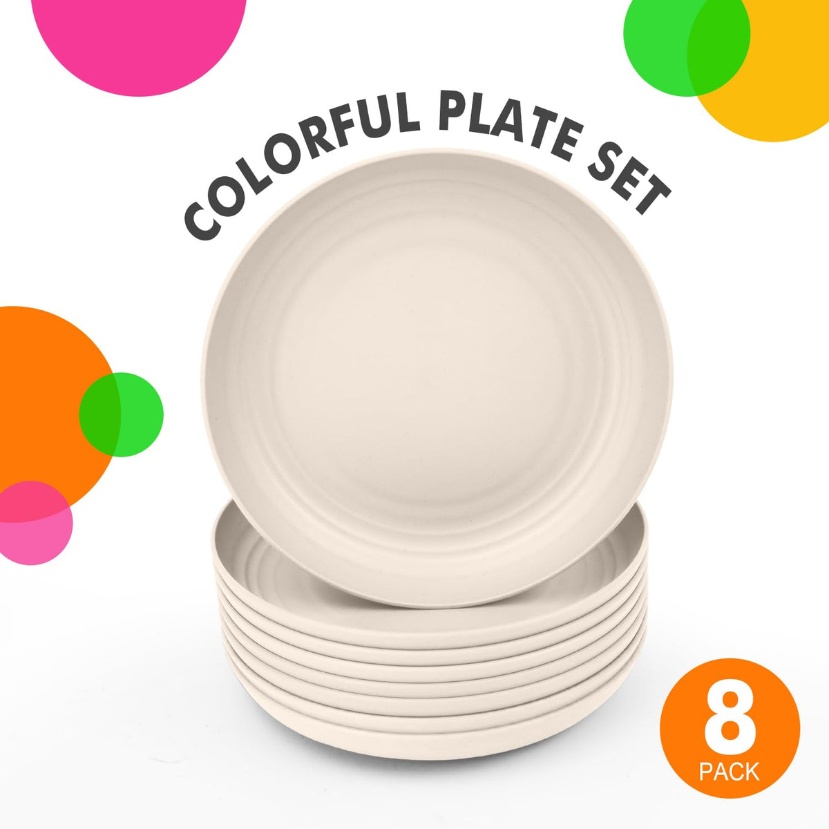Homienly 9-inch plate in microwave-safe setup for quick reheats