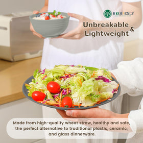 Homienly 26 oz bowl ideal for soups and cereals.