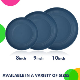 Homienly 10-inch plate is microwave-safe for quick reheats without warping.