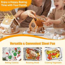 Homikit stackable design saves kitchen space when stored.
