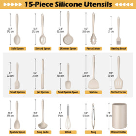 Homikit silicone slotted spatula protects nonstick pans during cooking