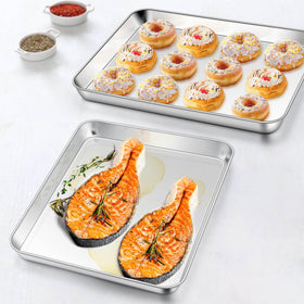 Homikit two-pack fits toaster ovens for versatile daily baking.