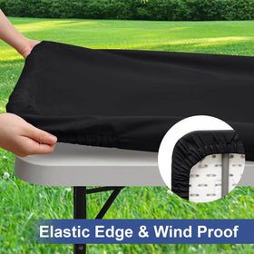 Homing 2-pack durable tablecloth resists tearing during busy family dinners.