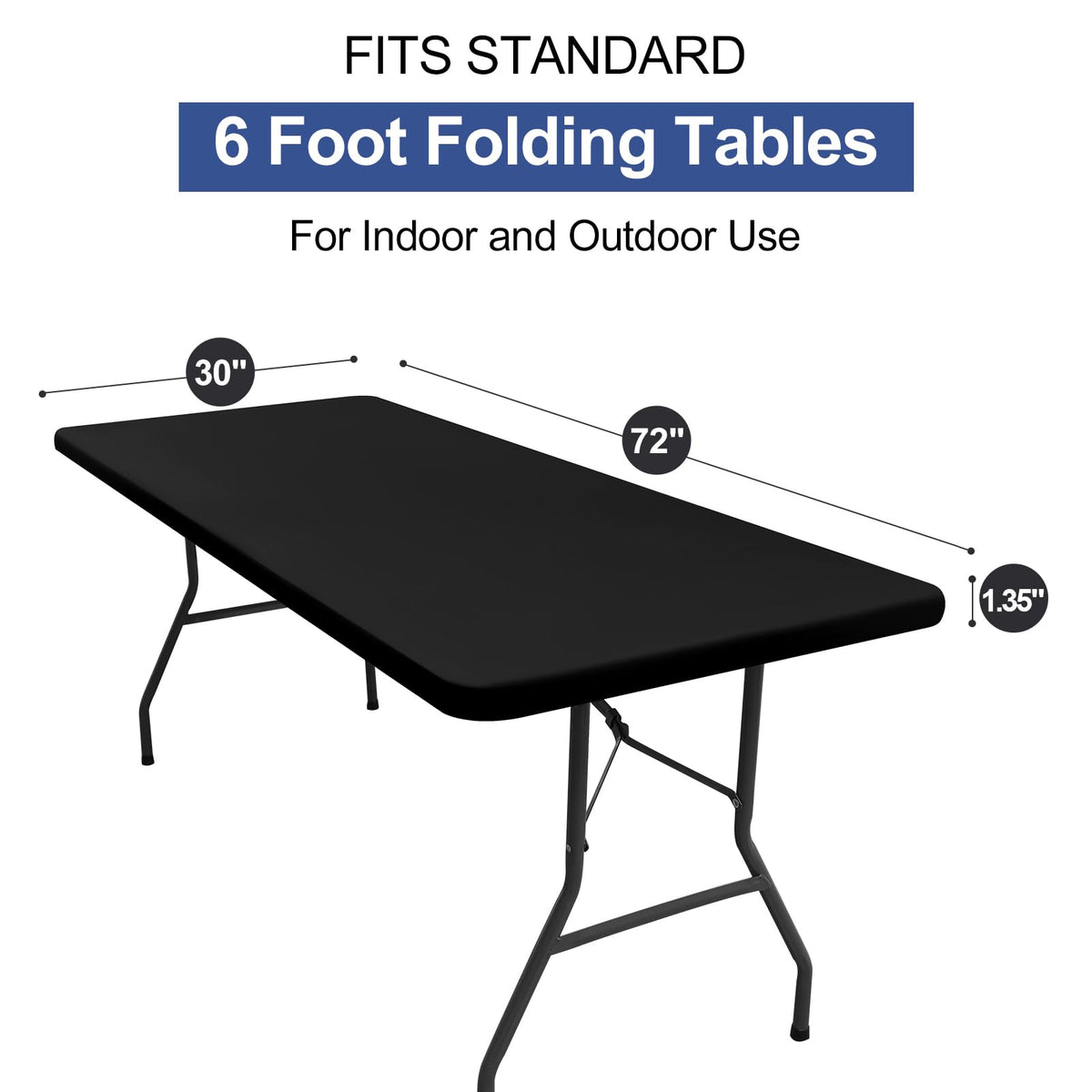 Homing classic solid color tablecloth suits everyday and special occasions.
