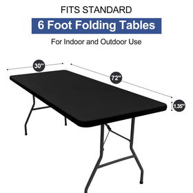 Homing classic solid color tablecloth suits everyday and special occasions.