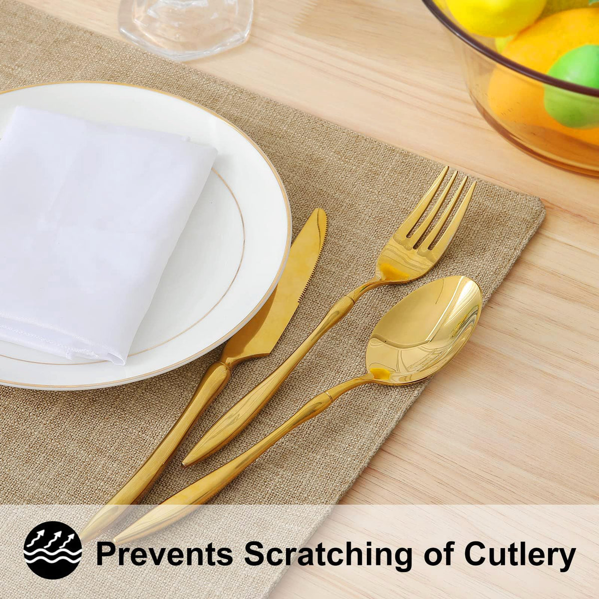 Outdoor setup shows weather-ready dining protection and simple cleanup