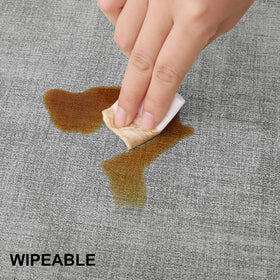 Homing double-sided placemats with linen texture for versatile styling