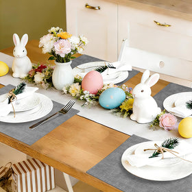 Homing placemats easy clean wipeable surface after meals