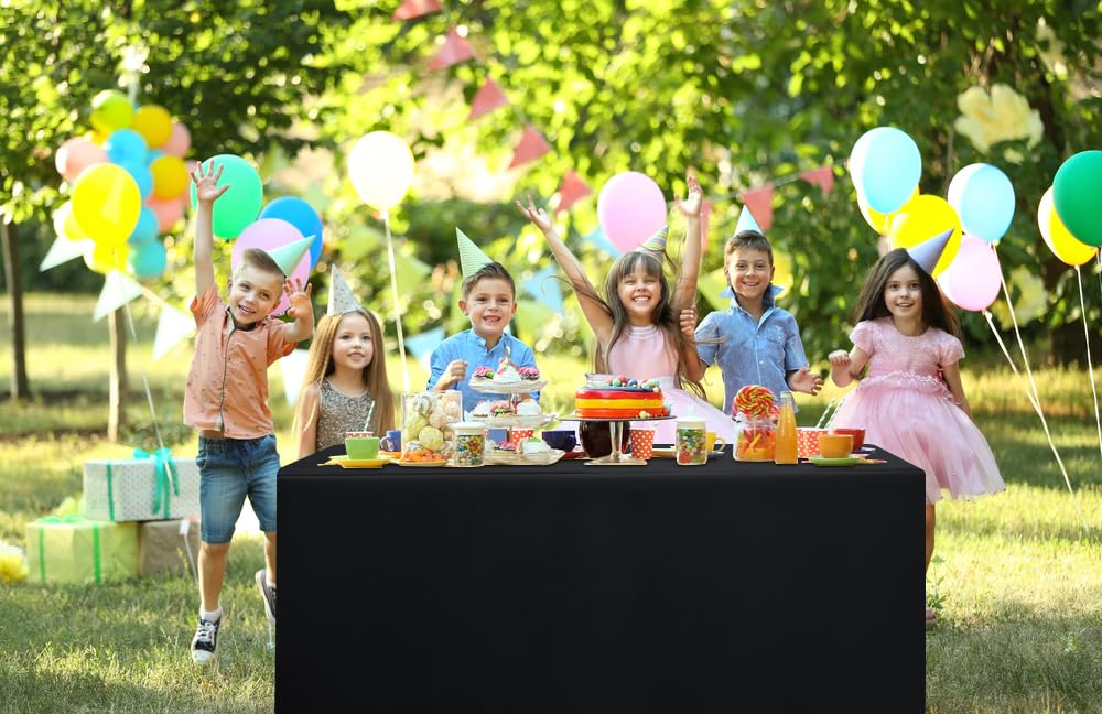 Homing tablecloth fabric close up shows durable polyester texture for lasting use