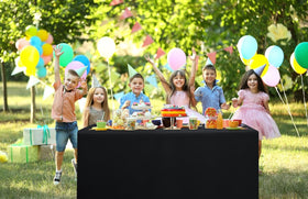 Homing tablecloth fabric close up shows durable polyester texture for lasting use