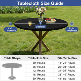 Homing machine-washable tablecloth for quick cleanup after meals